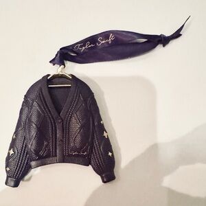 NWT - Speak Now Purple Cardigan Ornament Taylor Swift Christmas